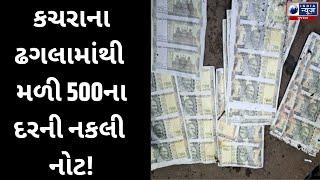 Bhavnagar :  કચરાના ઢગલામાંથી મળી 500ના દરની નકલી નોટ!- India News Gujarat