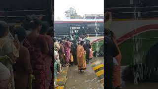 Flooded Khammam Old Bus Stand
