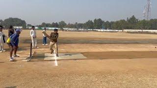 DSP sir ke sath cricket in Aurangabad 😎🔥 || District league match 🫶❤️ ||Tennisballstarrambabu