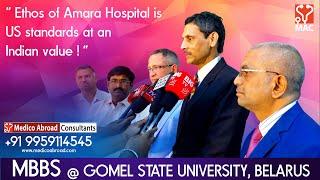 MOU by Amara Hospital, Tirupati and Gomel Medical University, Belarus to benefit Indian students