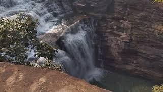 चन्दौली daim waterfall in real seen long video ajaysanyaajaybala7147 #