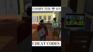 Computer 🖥️ on cheat codes motu Patlu in Indian Bike Driving 3d