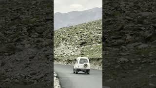 Driving in Ladakh during our music video shoot for Batasidai