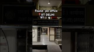 Jee office at IIT DELHI||