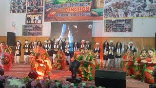 Sunshine Public School Rampur Bushahr Shimla Annual Function-2024  Children performing welcome Dance