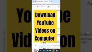 How to Download YouTube Videos on Computer | Legal