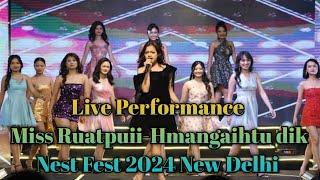 Live Performance Miss Ruatpuii - Hmangaihtu Dik From Mizoram || North East Festival 2024 New Delhi