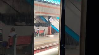 Railway Announcement with raining sounds at New Delhi Railway station