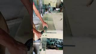 How to 12 mm glass cutting very hard and