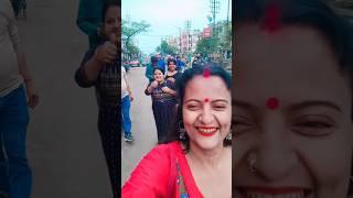 Barrackpore high road 🎸👨‍👩‍👧‍👧 sobai eksathe #youtube shorts #short video #viral video #jhinga lala