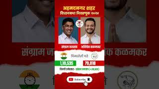 Ahmednagar city election result 2024