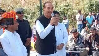 DPAP Chief Sh.Ghulam Nabi Azad addressed public gathering at Lohai Malhar in Bani constituency.