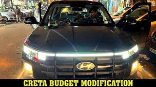 creta 2024 modified karol bagh ✅ creta ex accessories ✅ creta seat cover ✅ creta drl