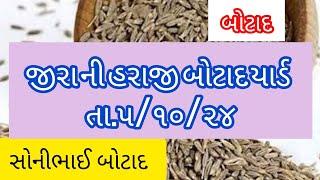 તા.૨/૦૯/૨૪|જીરાની હરાજી|jirani haraji|jiru|Botad|botad yard|