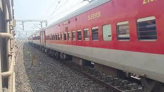 Miraj Castle Rock Express Crossing Mysore Ajmer Express At Vijaynagar