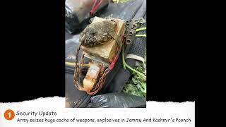 Army seizes huge cache of weapons, explosives in Jammu And Kashmir's Poonch