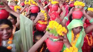 KALASH YATRA परम् पूज्य श्री राघवेंन्द्राचार्य जी   ,  टाई सरैया मेजा,(  प्रयागराज, दिनांक 2 नवंबर