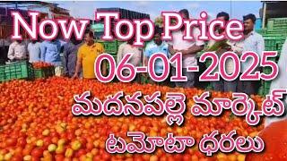 06-01-25#madanapalle tomato market price today