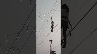 Zip line | #adventure ride | Fun Blast game zone🥳🥳🎮 #ahmedabad gandhinagar