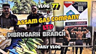 Vlog 77 Assam Gas Company Gaya Tha ! (Dibrugarh Branch) ! Daily Vlog