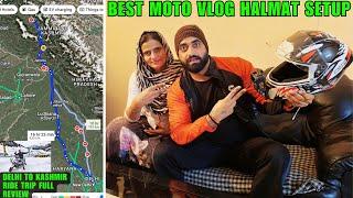 Delhi To Kashmir By Road Scooty Ride Full Review And Best Moto Vlog Halmat Setup ||