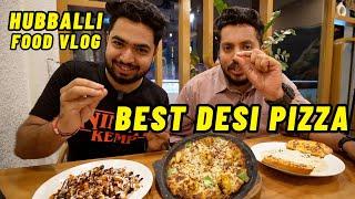 Best Creamy Spicy 🔥 Pizza In Hubli Dharwad | Best Cafe In Hubballi | Kannada Food Vlog | Cafe Koppas