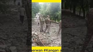 Cloud burst in Cherwan Kangan area of #Ganderbal district caused damage property