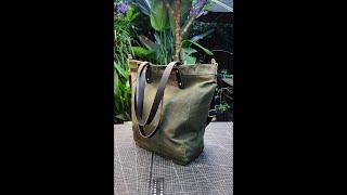 How to handmake canvas messenger bag, briefcase, laptop bag, shoulder bag, crossbody bag