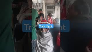 Train fight  baghpat