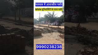 पलवल मे आवासीय प्लॉट।MVN यूनिवर्सिटी के पास प्लॉट।