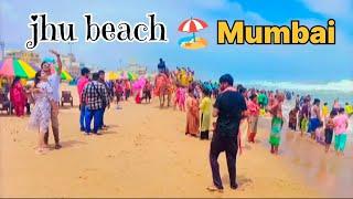 jhu beach in mumbai 🏖️ ll Andheri mumbai ll झू बीच 🏖️ मुम्बई अंधेरी ll beach enjoy your life ❤️