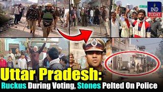 Uttar Pradesh: Ruckus During Voting In Muzaffarnagar, Stones Pelted On Police | IND Today