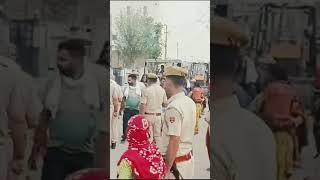 #पदमपुर में पुलिस का बड़ा एक्शन नशा तस्करों की अवैध संपत्ति पर चला
