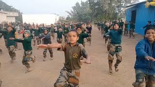 आर्मी स्कूल सेंधवा में कैसे होती हैं फिजिकल ट्रेनिंग (physical training (PT)