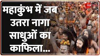 महाकुंभ में जब उतरा नागा साधुओं का काफिला...| Mahakumbh 2025 | Security | Prayagraj | Naga Sadhu