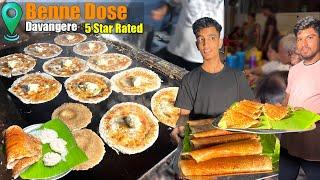 This Place Sell 5000 Davangere Benne Dose Daily | Highest Selling Dose in Davangere |StreetFoodIndia