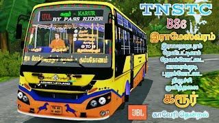 TNSTC BS6🎀💥| இராமேஸ்வரம் 🔁 கரூர் வழி - திருச்சி, காரைக்குடி | Bus Simulator Indonesia BUSSID