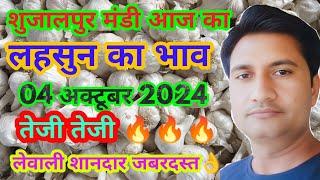 शुजालपुर मंडी आज का लहसुन का भाव | Today Garlic Rate| Aaj Ka Lahsun Ka Bhav