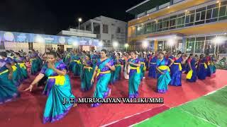 மேட்டுப்பாளையம் நடூர் ஸ்ரீ மகாமாரியம்மன் வள்ளிக்கும்மி  கலைக்குழுவினரின் அரங்கேற்ற நிகழ்ச்சி