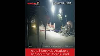 Heavy Motorcycle Accident at BazarPatty,Gogamukh,Lakhimpur District,Assam Bike Accident 2024,FVNews