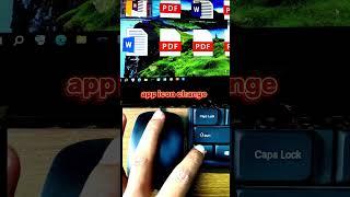 Computer app icon change short technique.