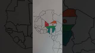 Map of Africa - Mali