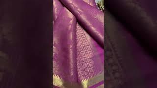 🇮🇳ಮೈಸೂರು Pure Crepe New Elegant Rich Brocade ಸಿಲ್ಕ್ ಸೀರೆಗಳು 2024/130gms/16999/silk mark