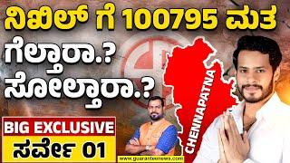 Channapatna By-election Exit-poll | ನಿಖಿಲ್ ಗೆ 100795 ಮತಗೆಲ್ತಾರಾ.? ಸೋಲ್ತಾರಾ.? BiG EXCLUSIVE ಸರ್ವೇ