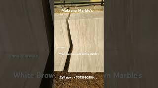 Makrana Marble ki  Primium Quality Light Brown Marble's - Sab ki Renj ka white Brown Quality Marble.