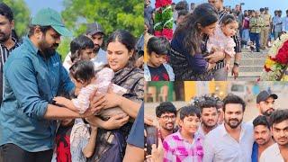 ఫ్యామిలీ తో ఆళ్లగడ్డ కి వెళ్లిన మంచు మనోజ్ Manchu Manoj going to allagadda with family