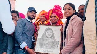 बयाना विधायक डॉ रितु बनावत ने गौशाला पर गायों को गुड़ व चारा खिलाकर मनाया जन्मदिन,