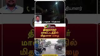 திருவாரூர் மாவட்டத்தில் மிதமான மழை | #shorts | #rain | #thiruvarur |