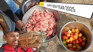 Happy New year 2025 remix fall Jharkhand Ranchi picnic manane ful injoy hua itna 🍗🍖