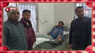 Muslim youth welfare society Lohardaga ka member blood donate karte hue  01/01/2025